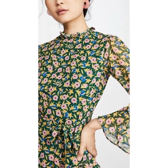 SALONI
MARISSA SILK MINI DRESS - ALPINE BOUQUET  Size  2 NWT - Picture 5 of 14